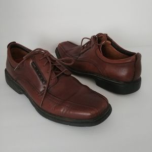 Unstructured Lace Up Loafer Leather Shoes